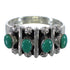 Sterling Silver Southwestern Turquoise Ring Size 8-1/2 RX60615